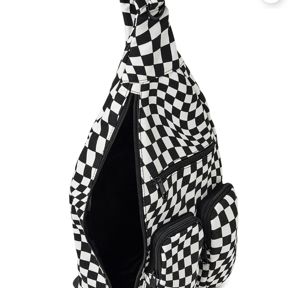 Checkered Sling Backpack - Picture 5 of 11